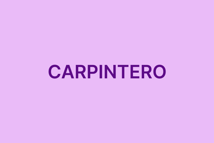Carpintero